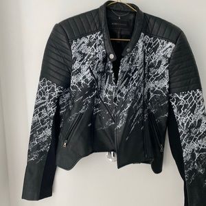Bcbg leather jacket